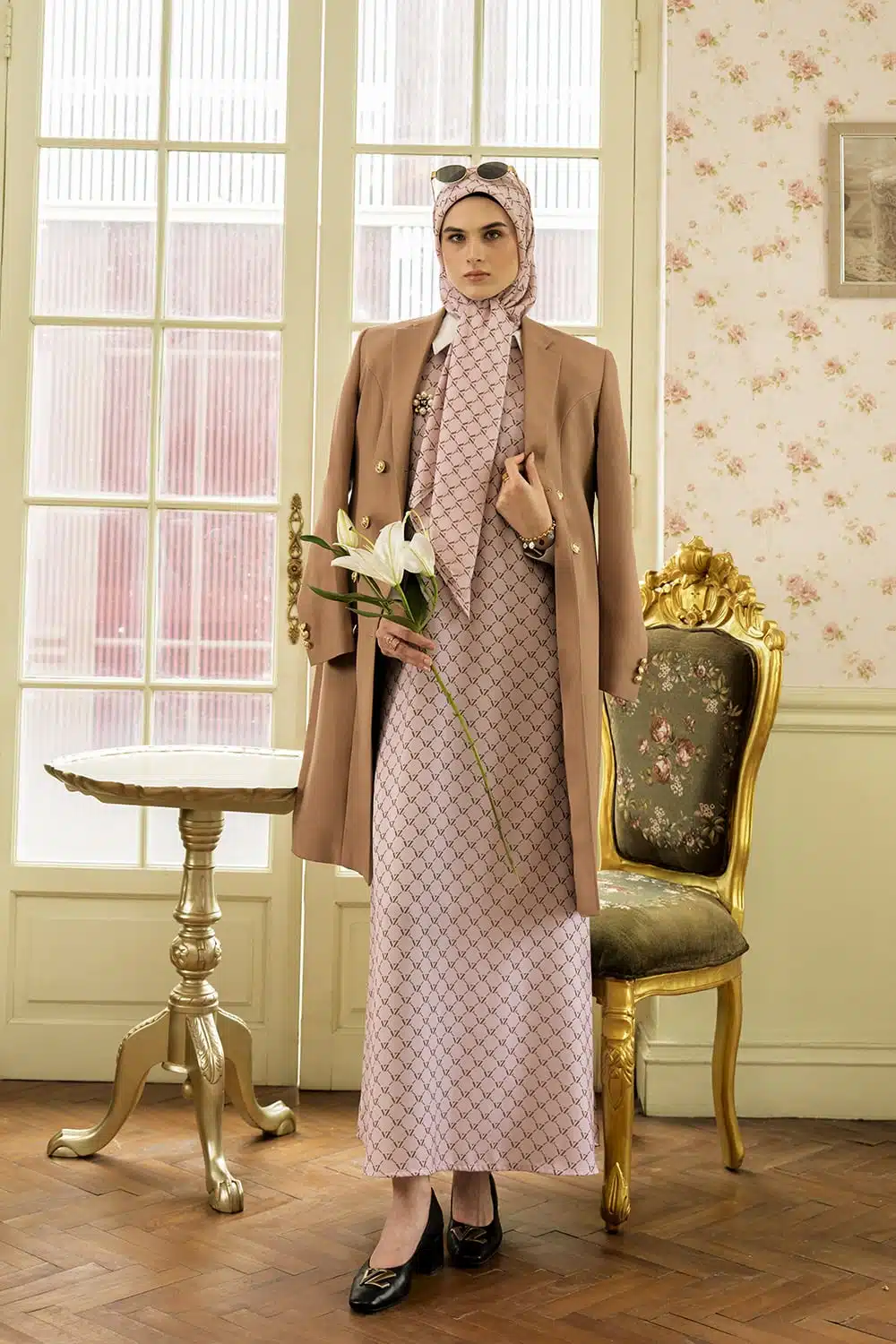 VZ Vivere Dress - Pastel Pink