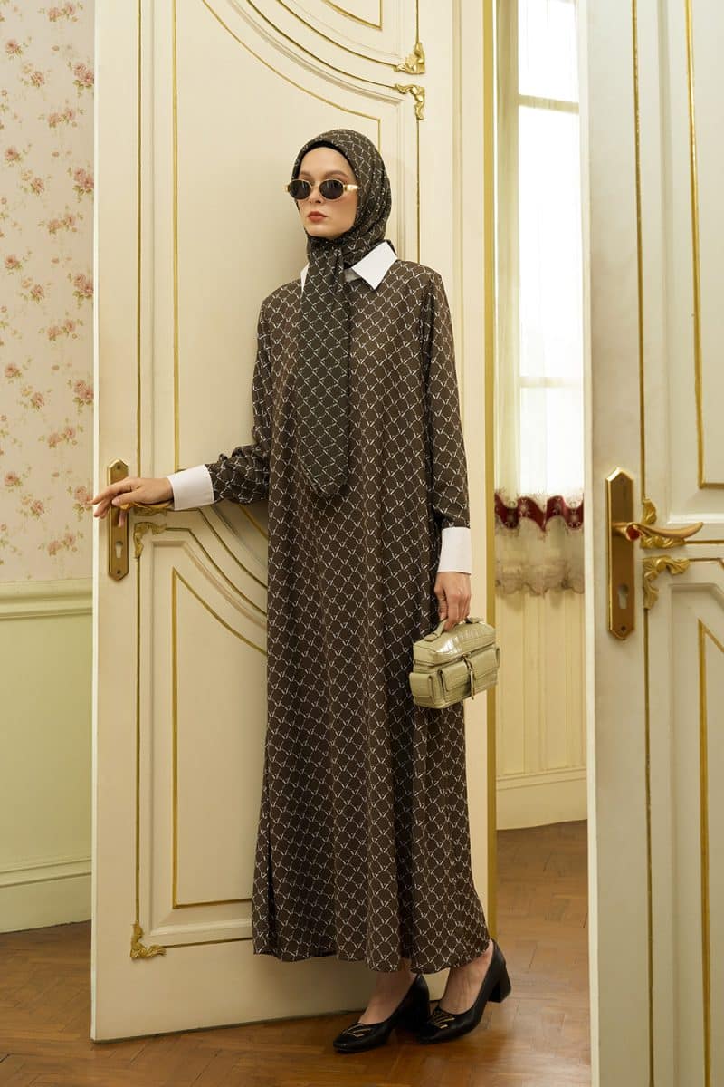 VZ Vivere Dress - Moss Green - Image 2