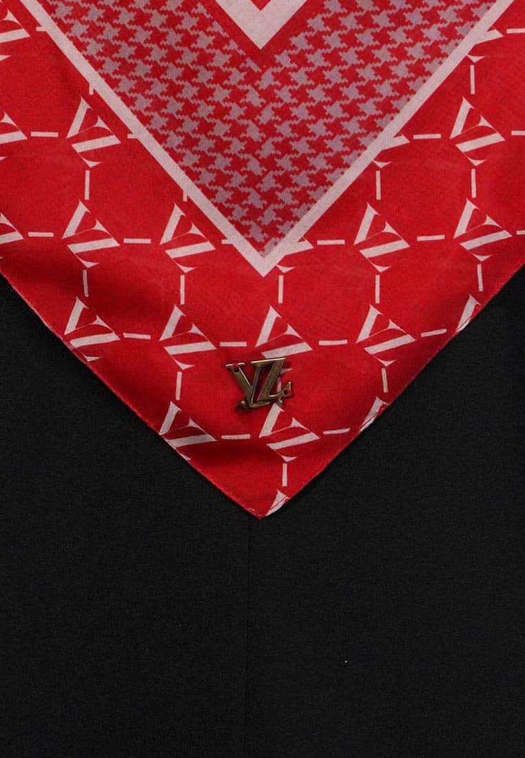 VZ Rufayya Scarf - Deep Maroon - Image 4