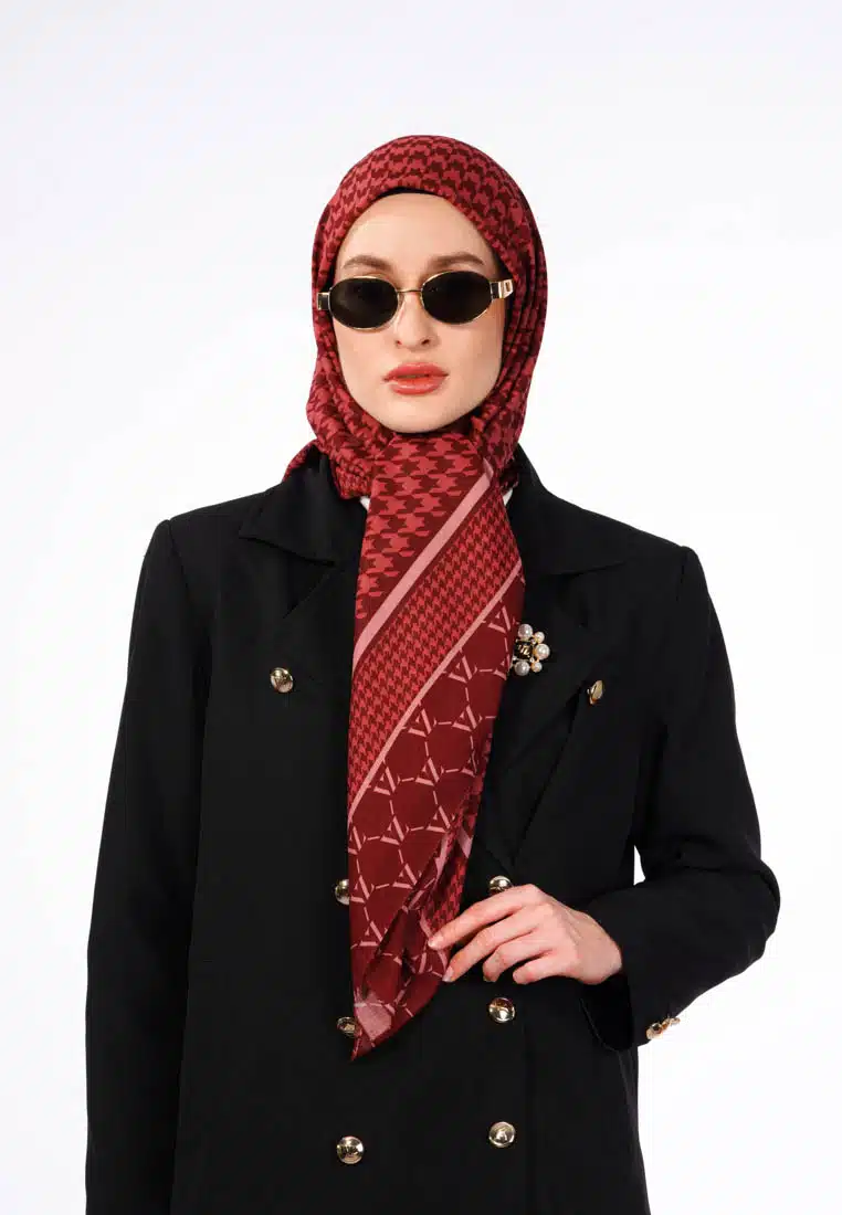 VZ Rufayya Scarf - Black - VIVIZUBEDI