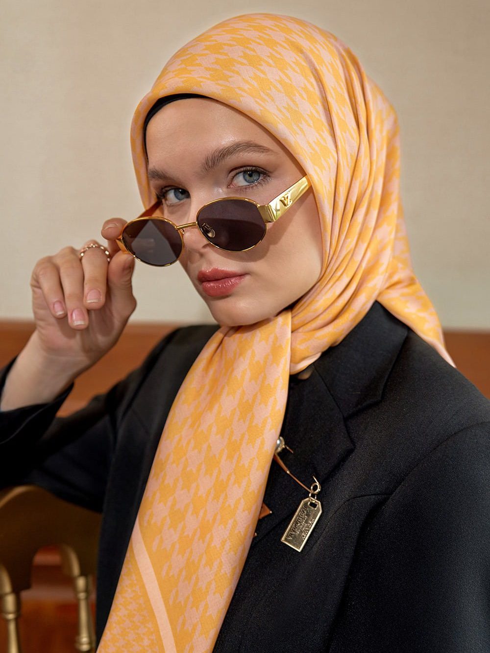 VZ Rufayya Scarf - Amber