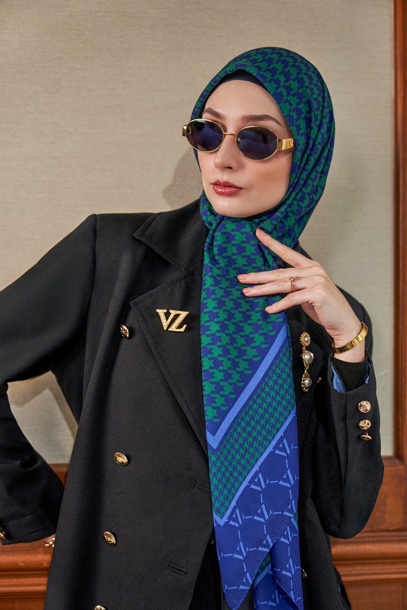 VZ Rufayya Scarf - Cosmic Blue