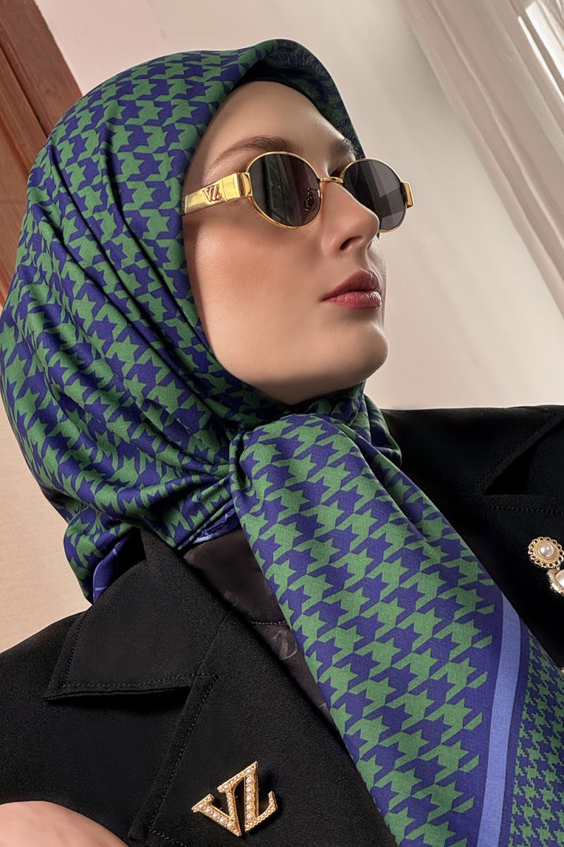 VZ Rufayya Scarf - Cosmic Blue - Image 7