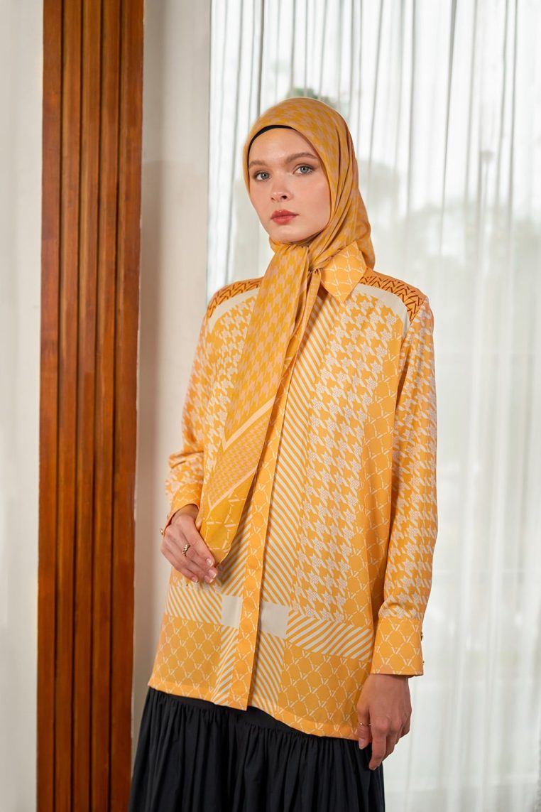 VZ Rufayya Top - Amber