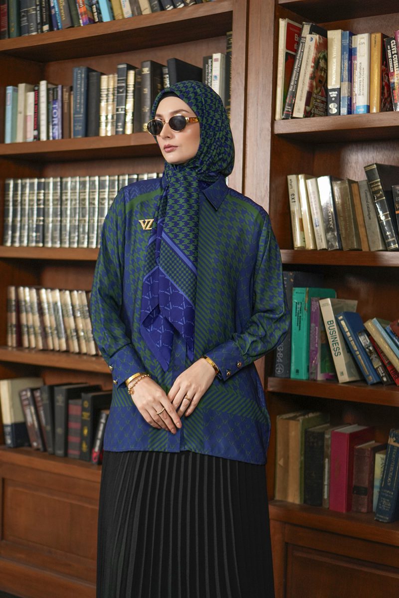 VZ Rufayya Top - Cosmic Blue - Image 3