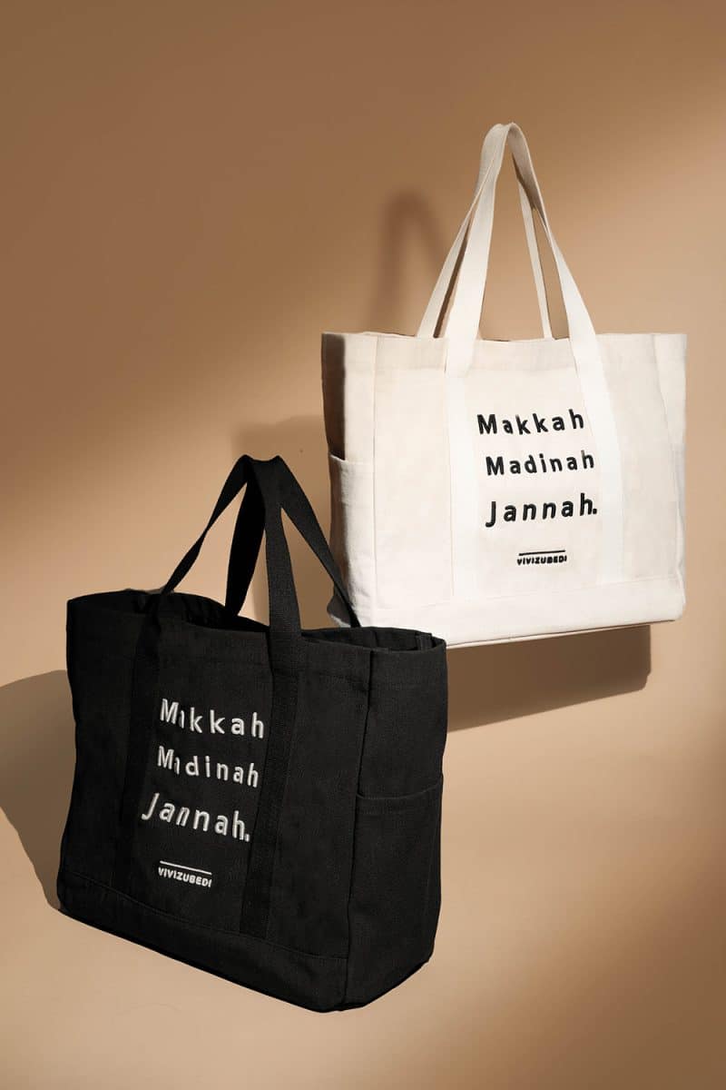 MMJ Tote Bag - Black - Medium - Image 4