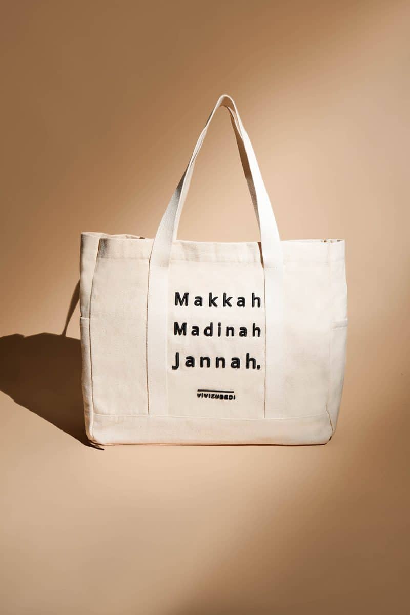 MMJ Tote Bag - Cream - Medium - Image 2
