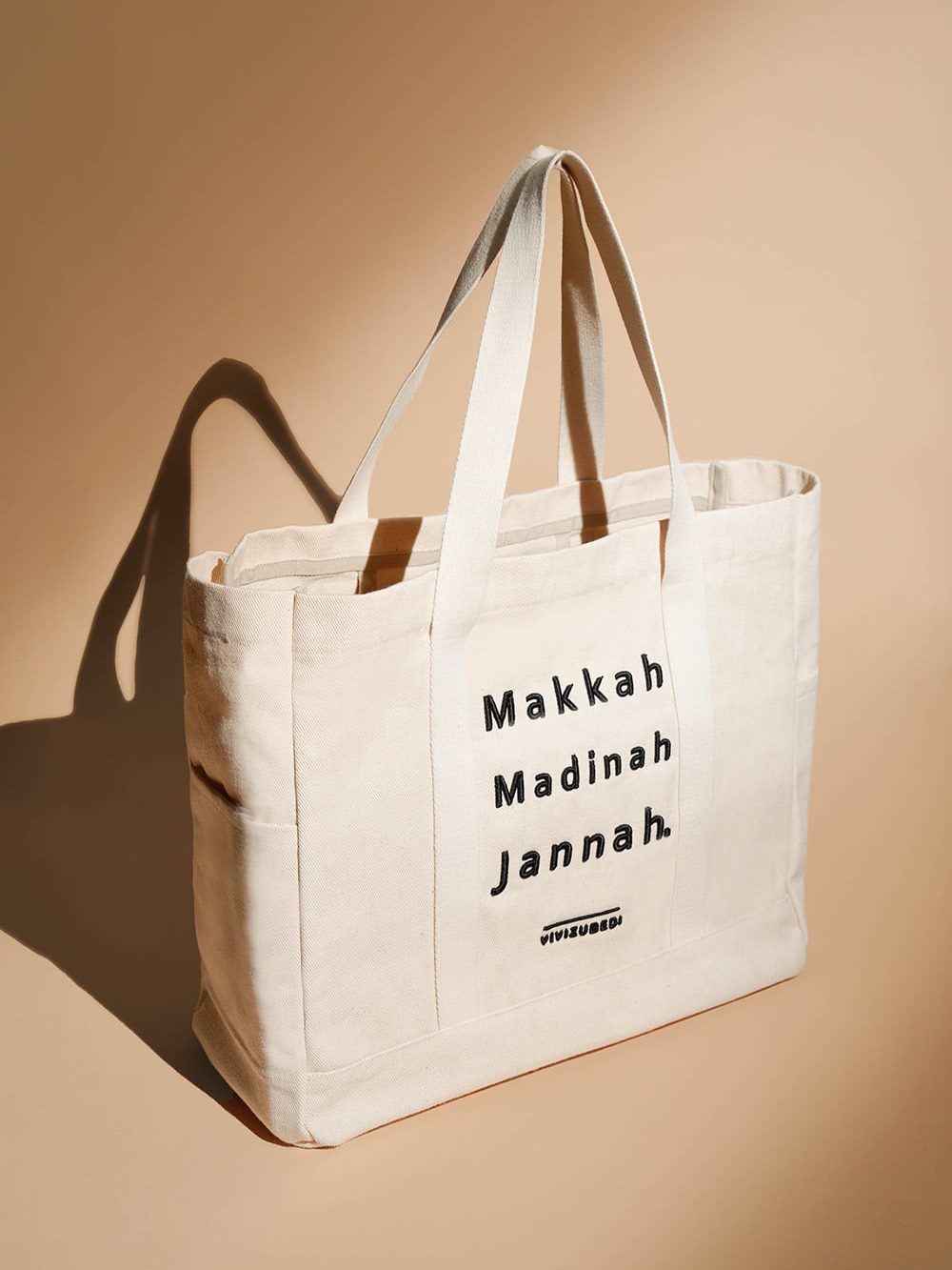 MMJ Tote Bag - Cream - Medium