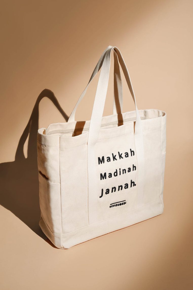 MMJ Tote Bag - Cream - Medium