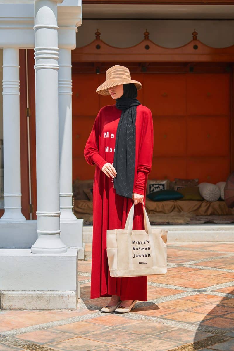 MMJ Dress - Maroon - Image 4