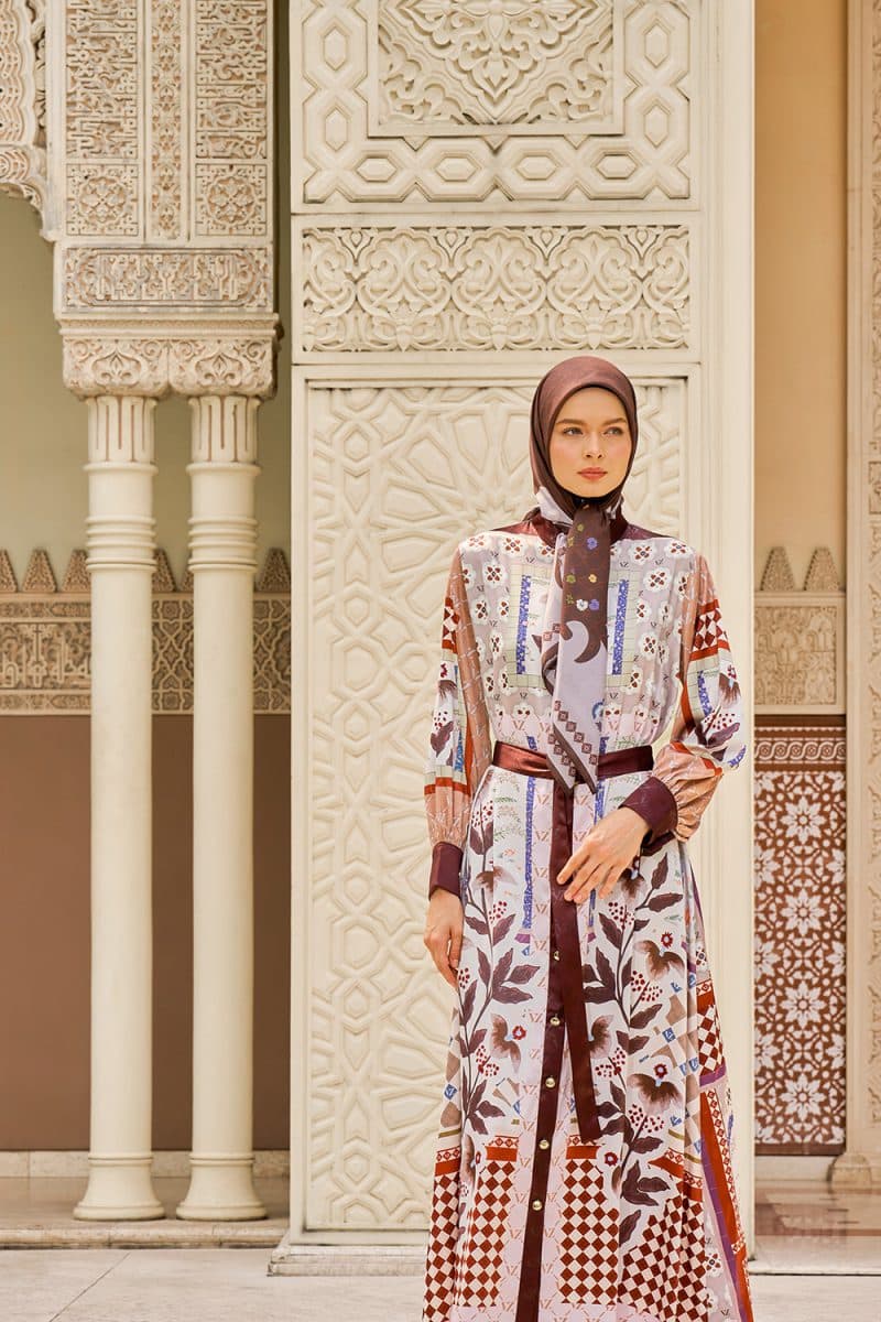 VZ Seralya Dress - Choco Truffle - Image 3