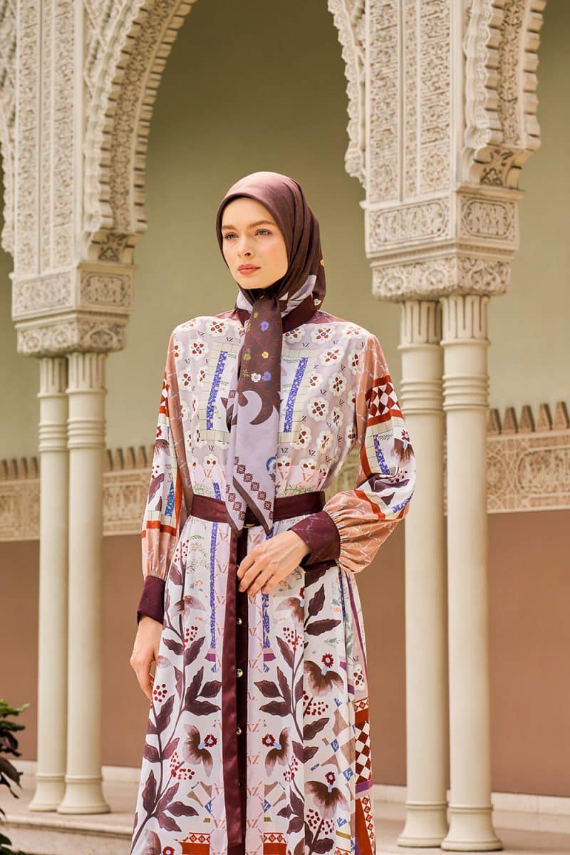 VZ Seralya Dress - Choco Truffle - Image 6