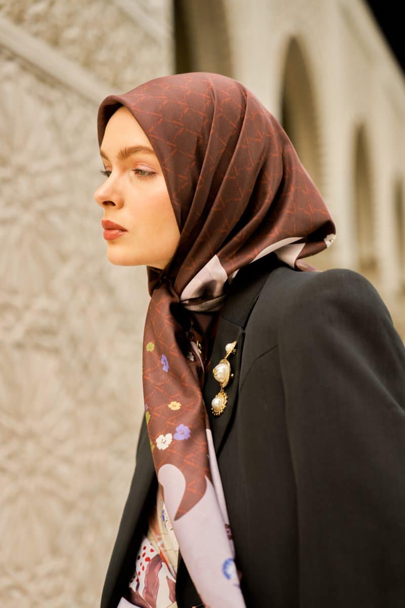 VZ Seralya Scarf - Choco Truffle - Image 3