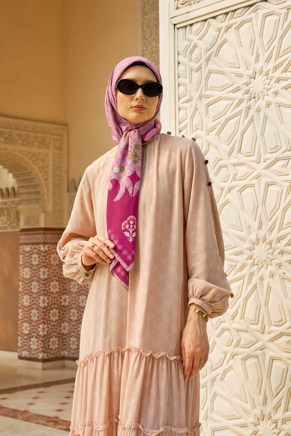 VZ Seralya Scarf - Magenta Haze