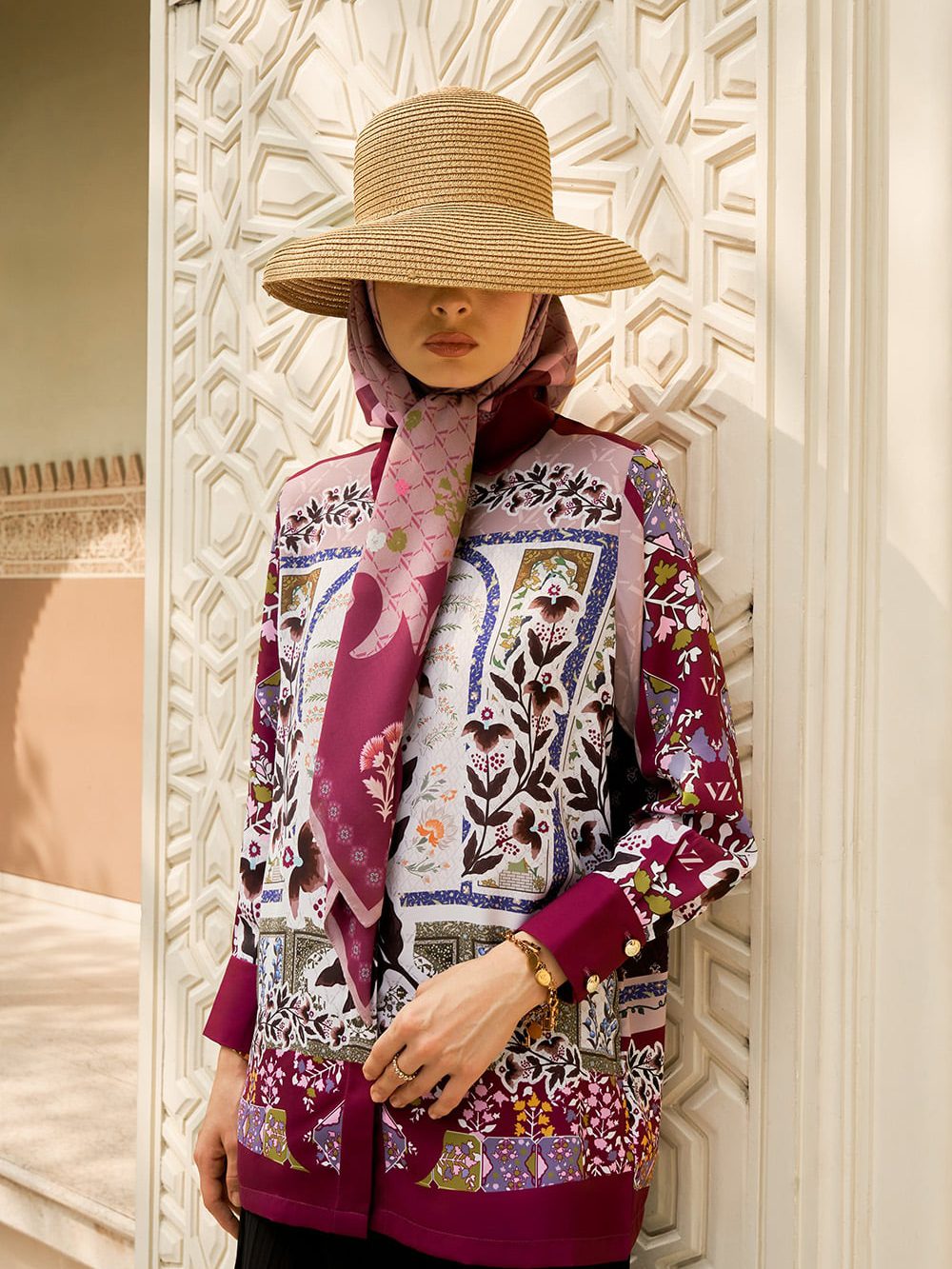 VZ Seralya Top - Magenta Haze