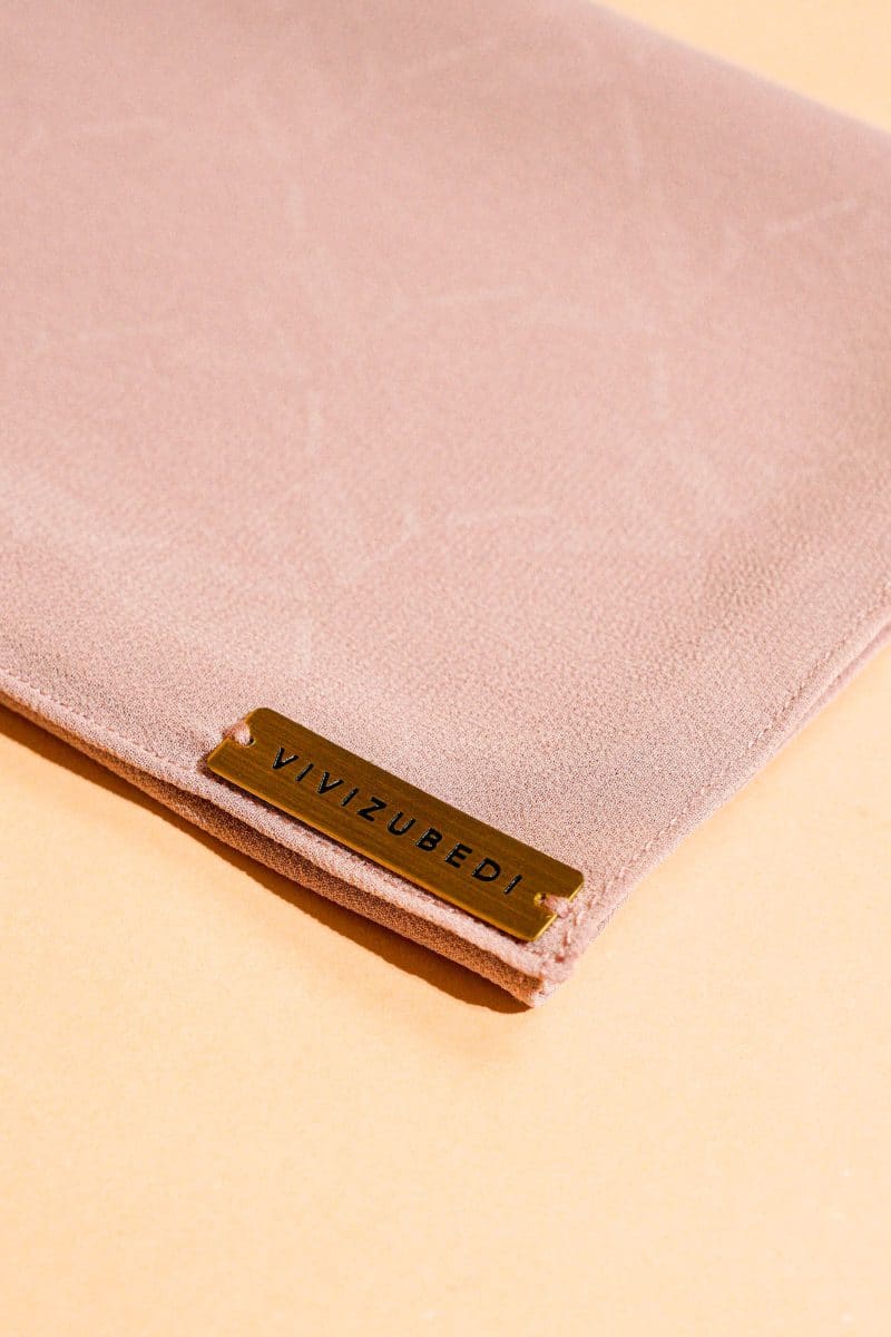 VZ Signature Embossed Pashmina - Dusty Mocca - Image 5