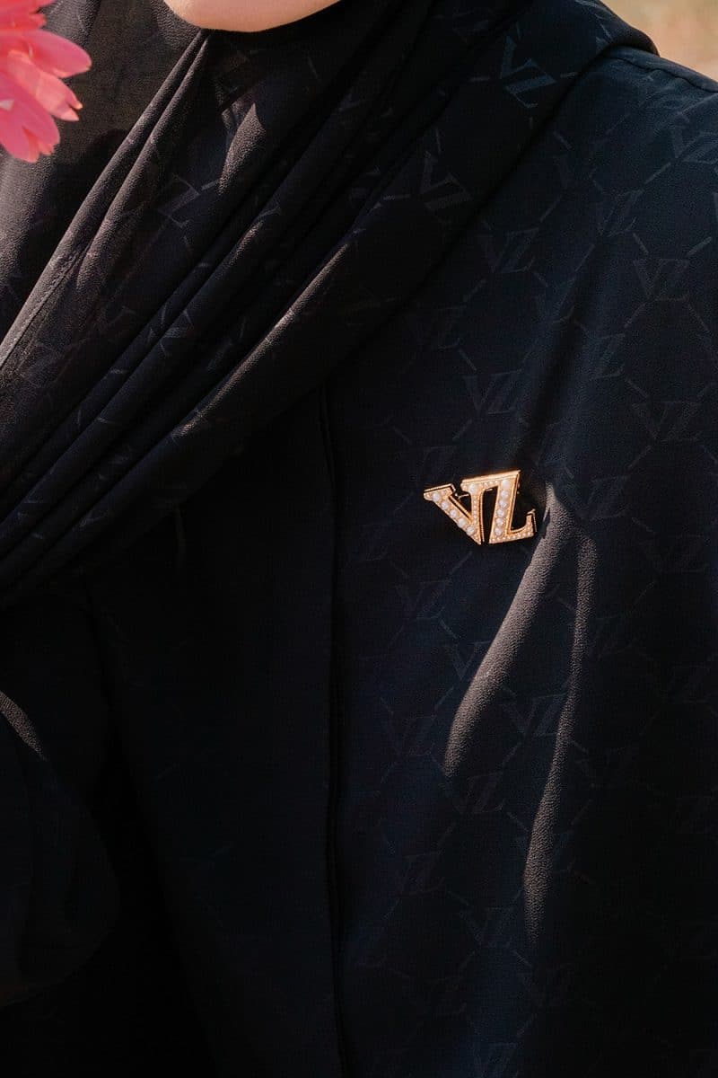 Signature Embossed Top - Black - Image 3