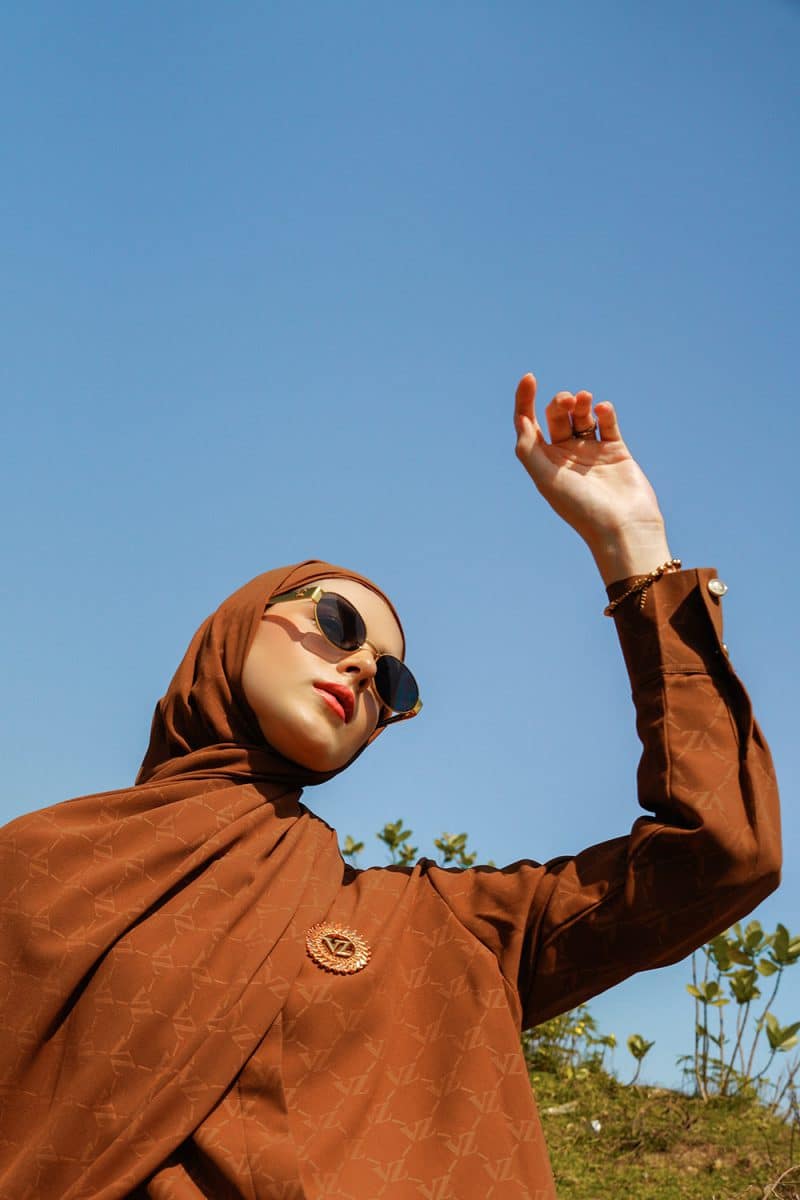 Signature Embossed Top - Choco - Image 2