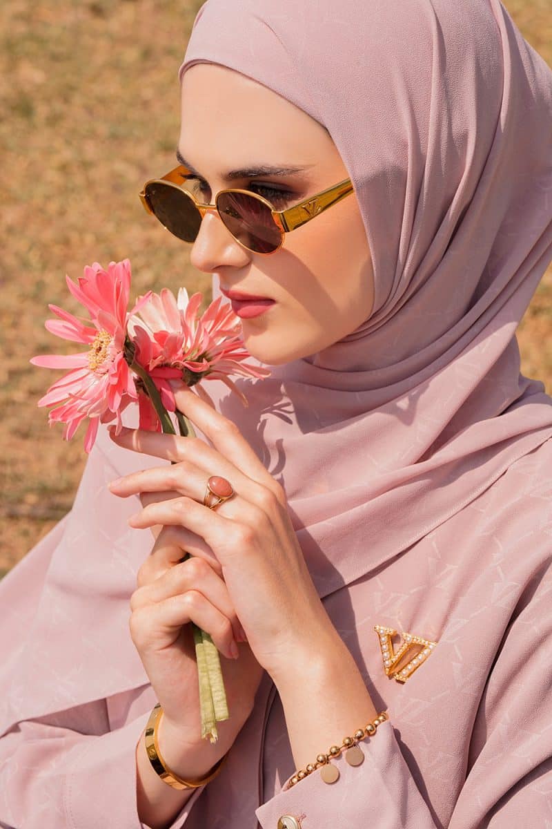 Signature Embossed Top - Dusty Mocca - Image 4
