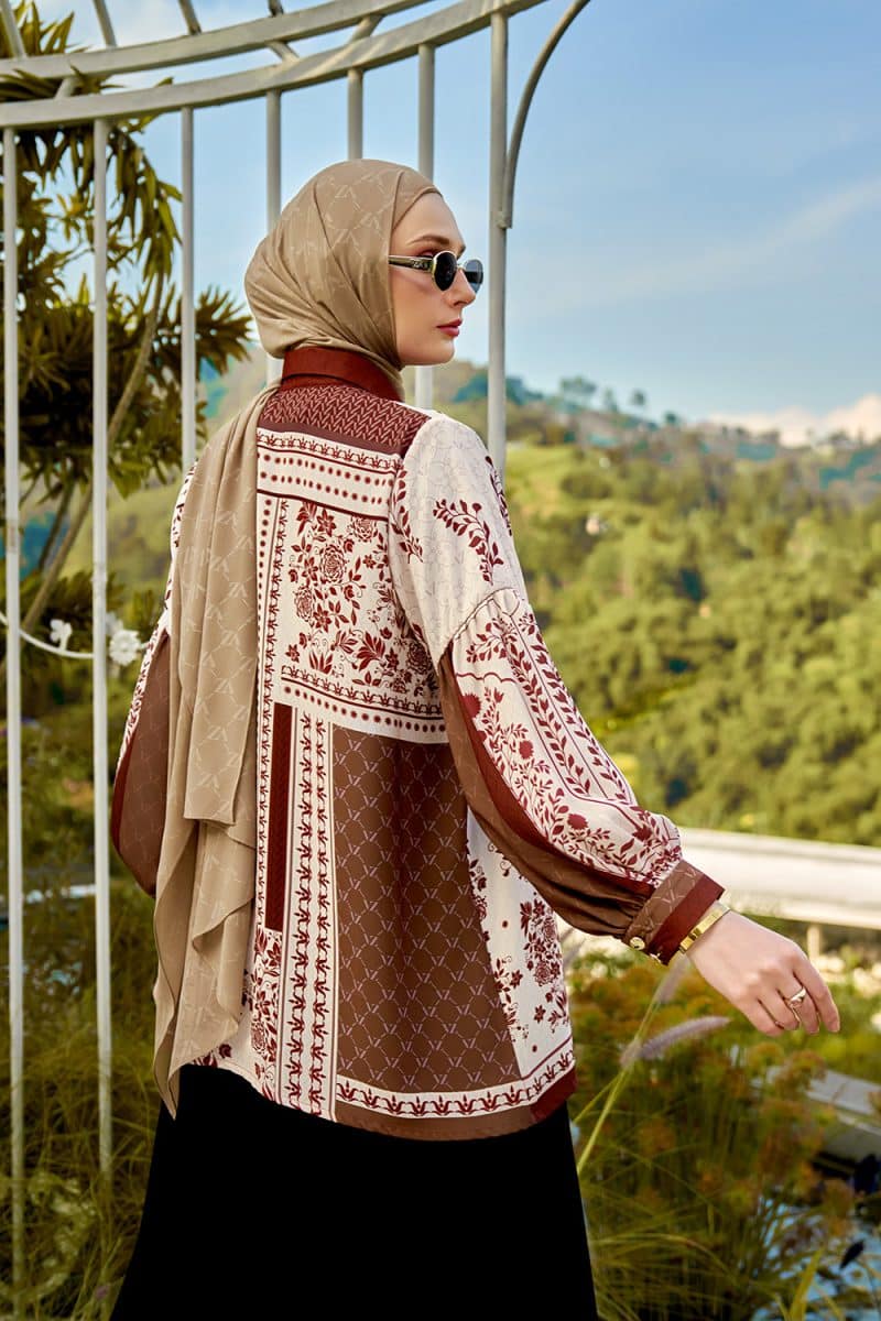 VZ Aubeline Top - Brown - Image 4