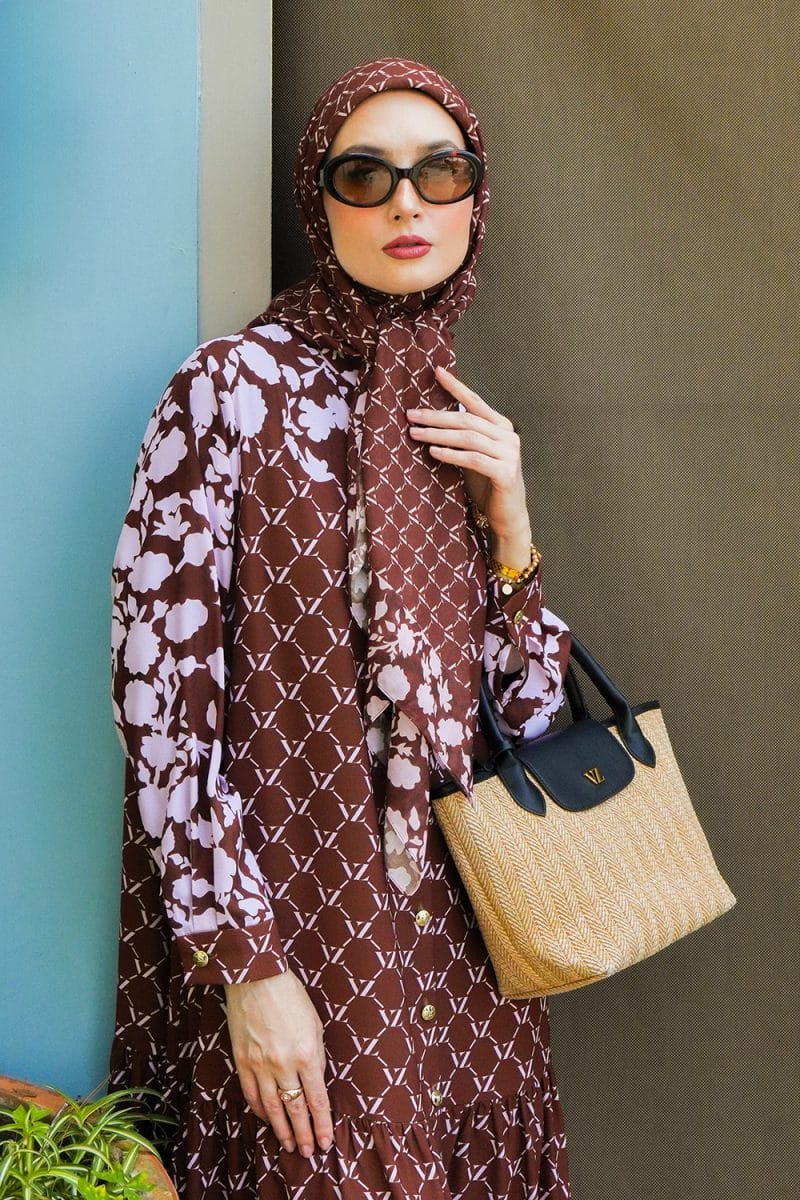 VZ Avaia Dress - Brown - Image 6