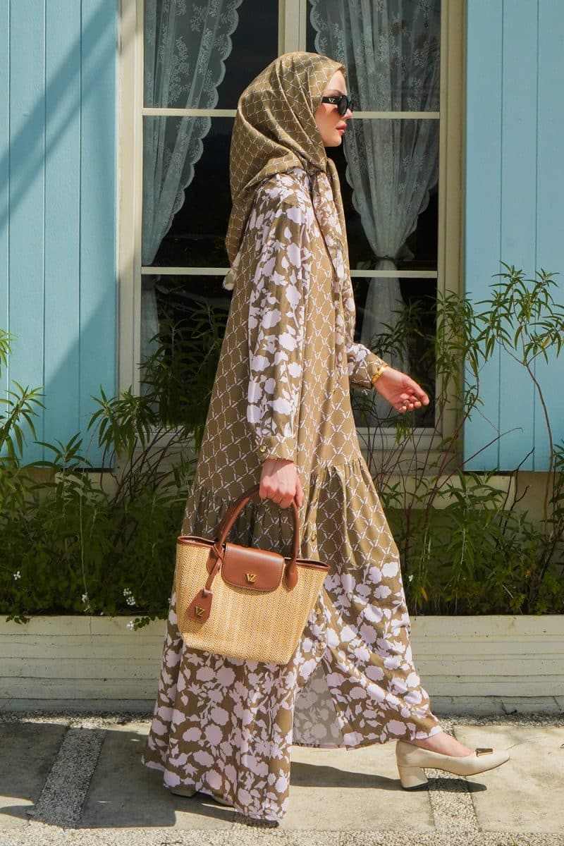 VZ Avaia Dress - Moss Green - Image 4