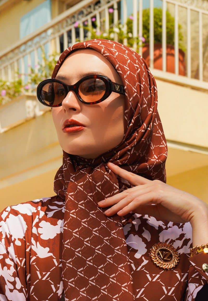 VZ Avaia Scarf - Brown - Image 5