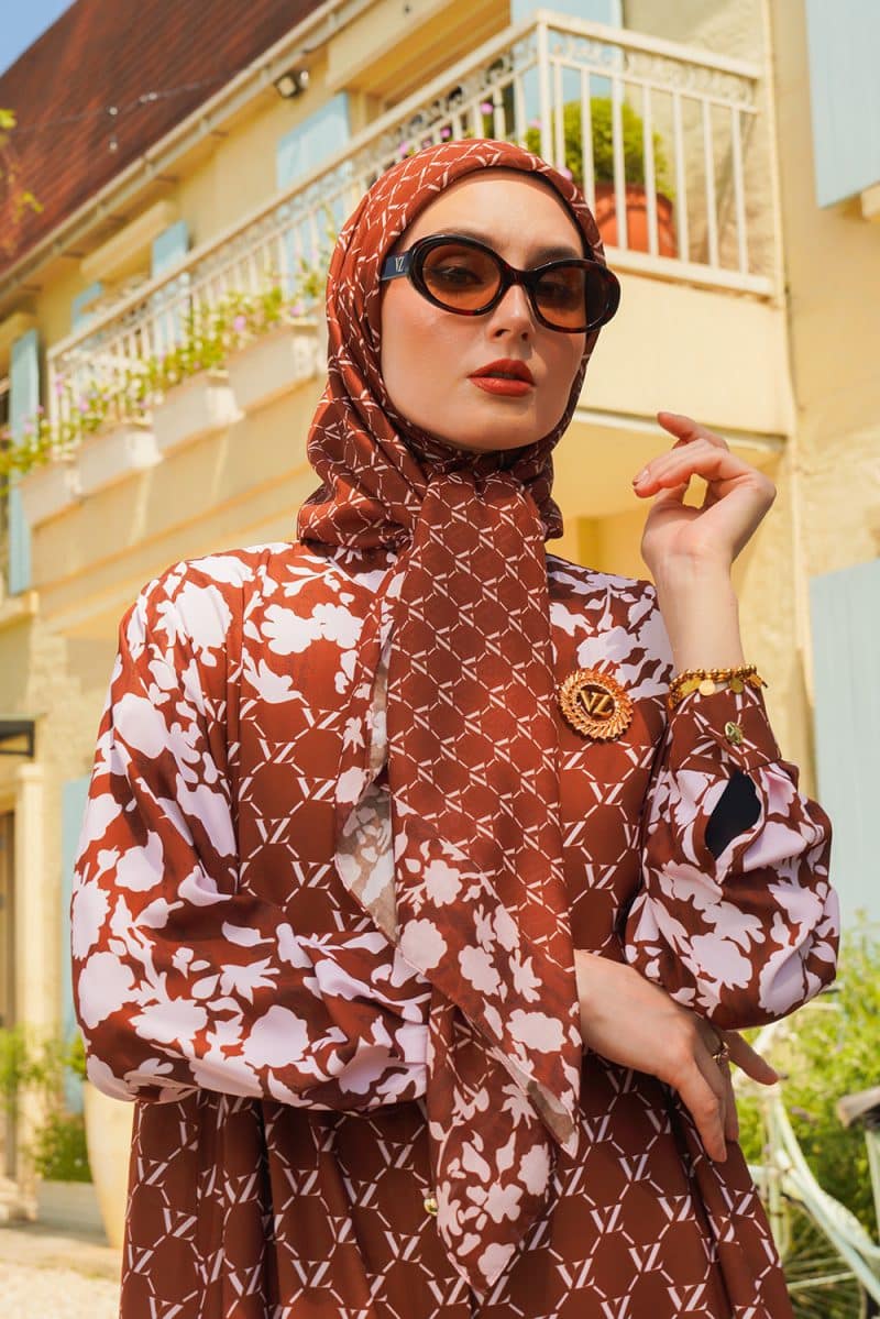 VZ Avaia Scarf - Brown - Image 2