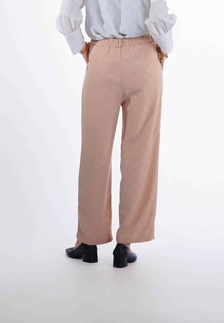 VZ Signature Embossed Pants - Creme - Image 3