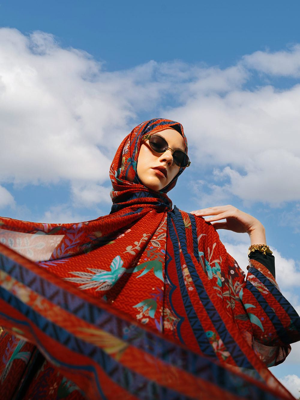 VZ Caeloura Pashmina - Terracotta