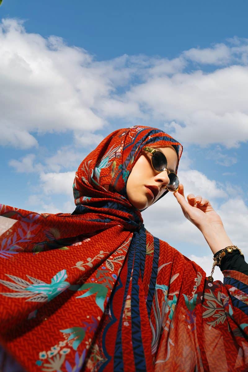 VZ Caeloura Pashmina - Terracotta - Image 5