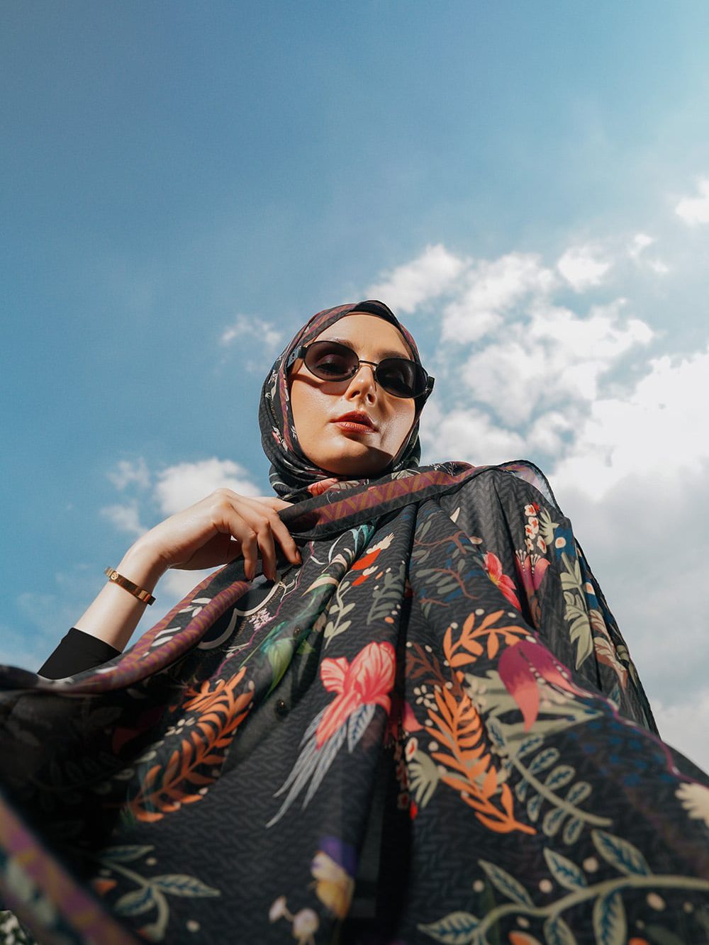 VZ Caeloura Pashmina - Black