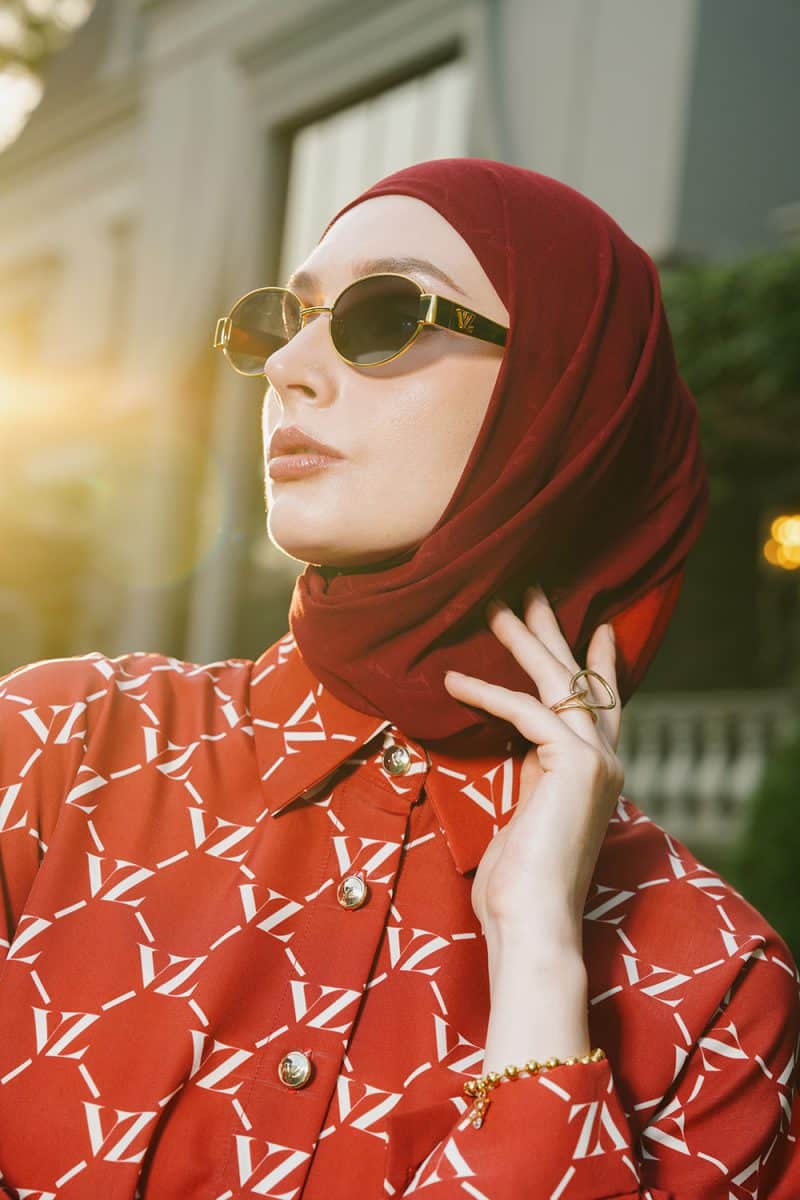 VZ Kathlea Top - Maroon - Image 6