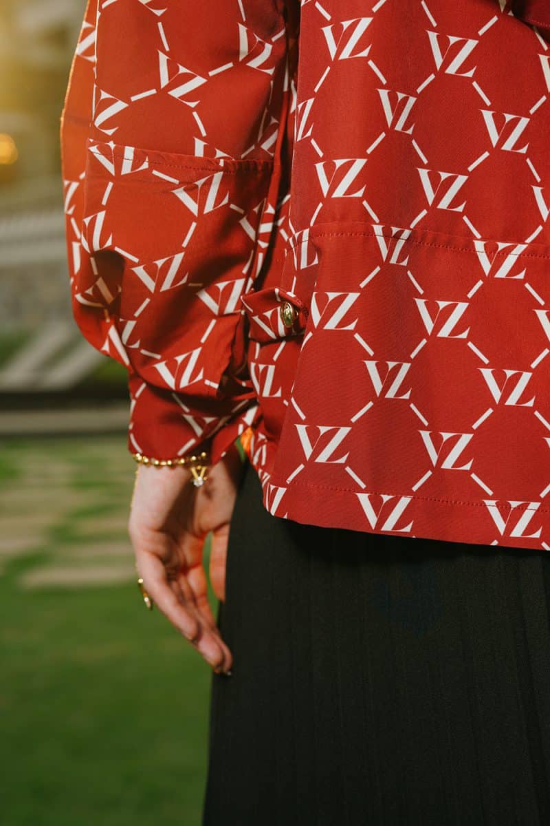 VZ Kathlea Top - Maroon - Image 4