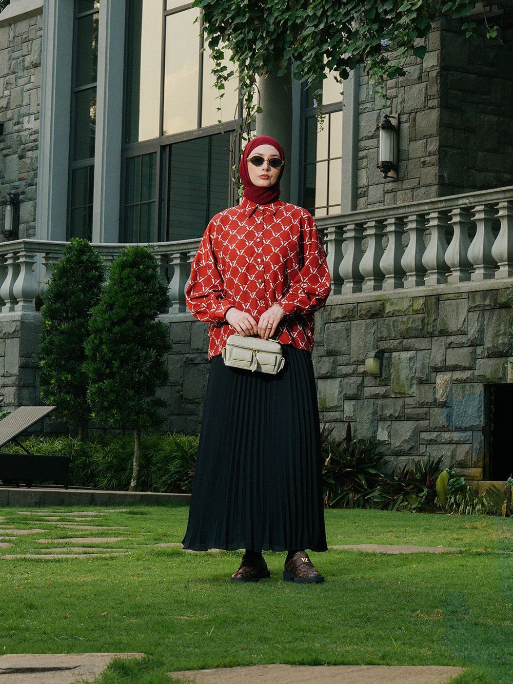 VZ Kathlea Top - Maroon