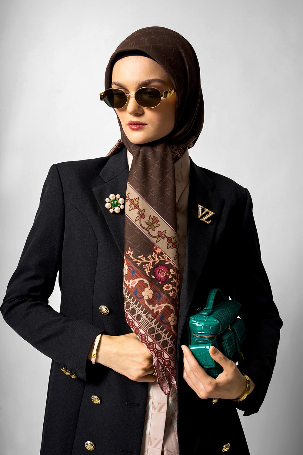VZ Sharlene Scarf - Brown