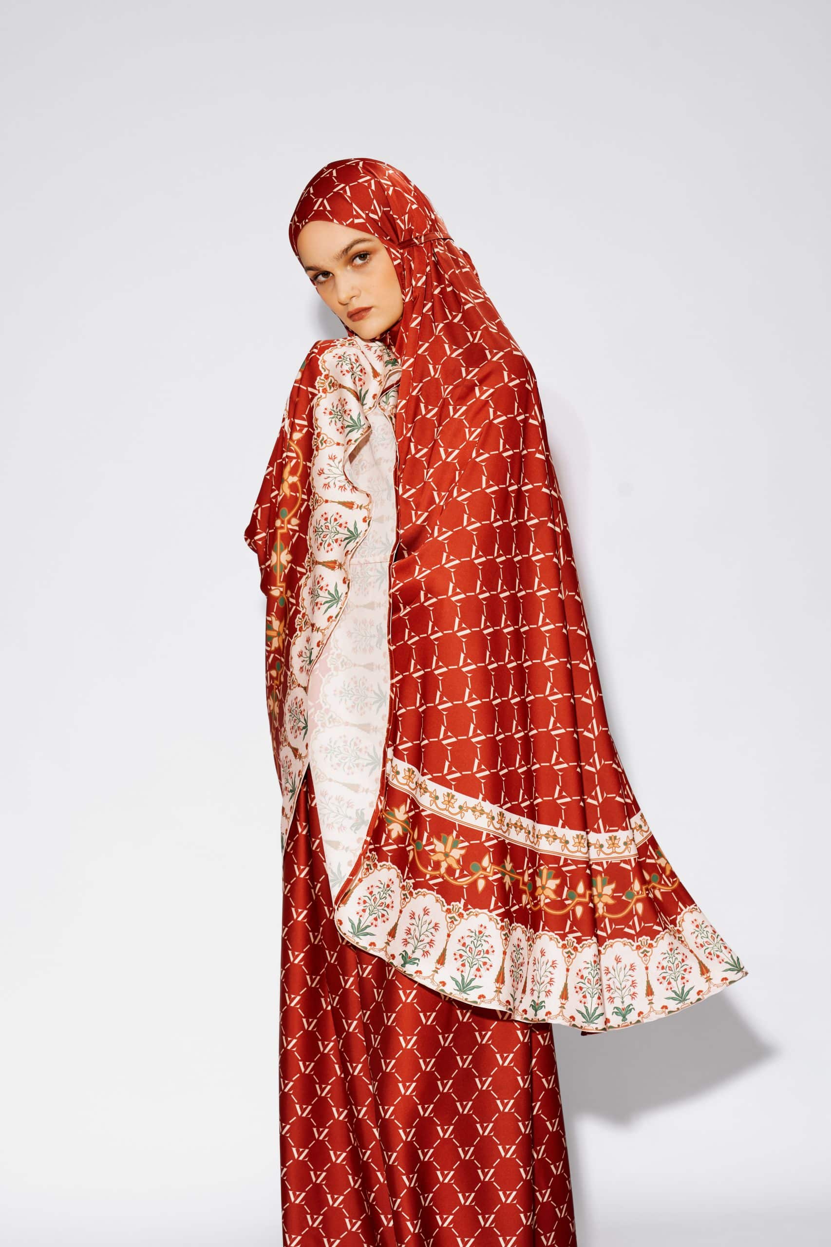 VZ Azaleira Prayer Set-Maroon - Image 2