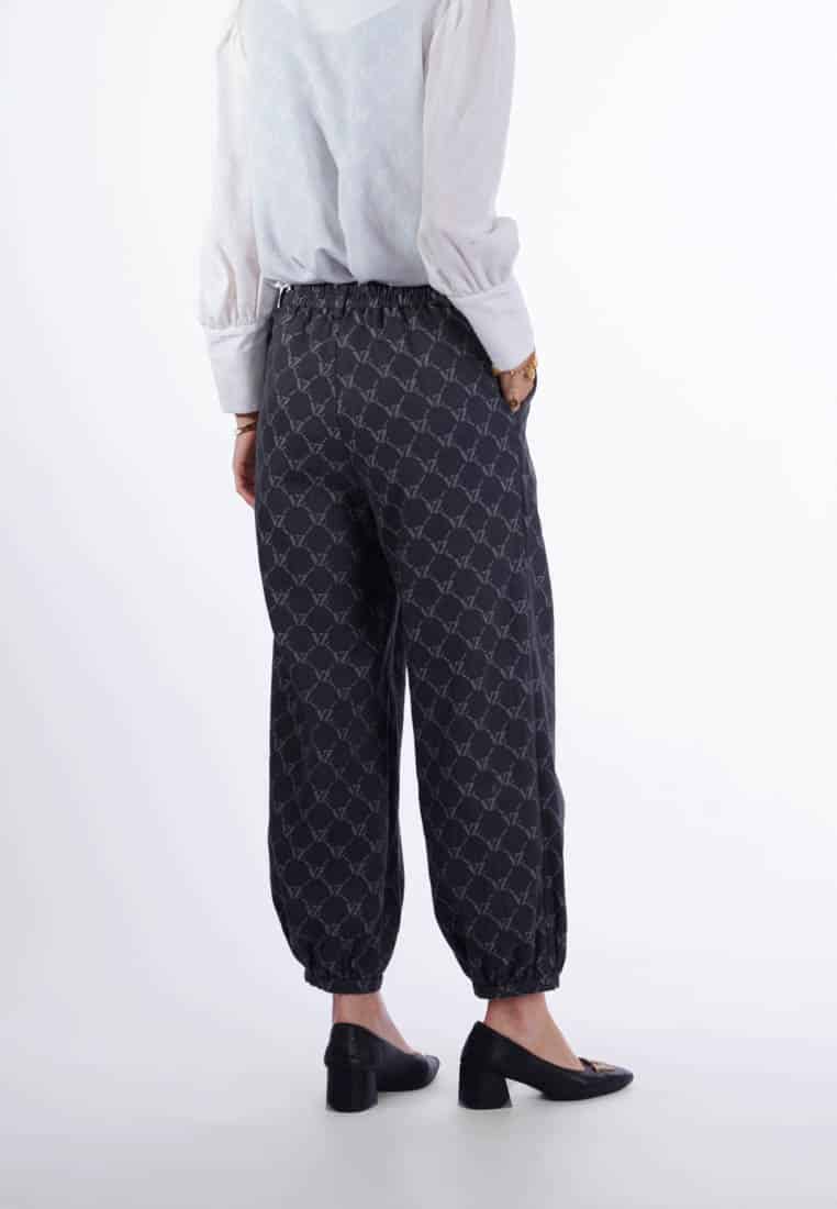 VZ Denim Embossed Pants - Charcoal - Image 3