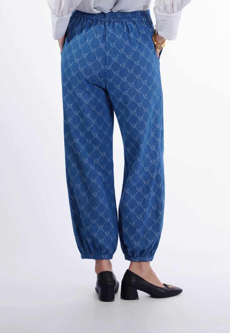 VZ Denim Embossed Pants - Dark Blue - Image 3