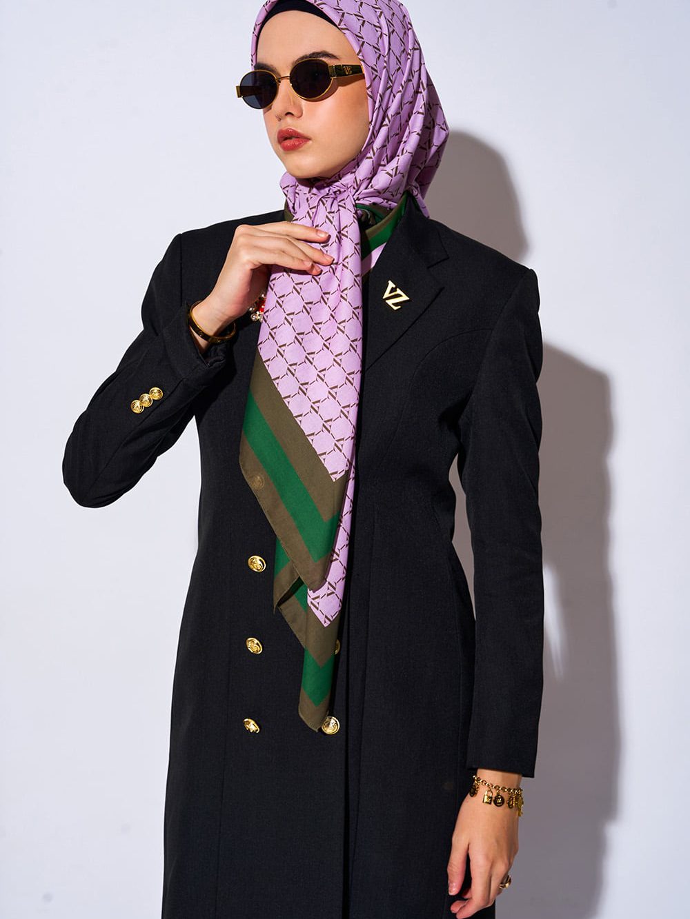 VZ Kathlea Scarf-Blush Bride