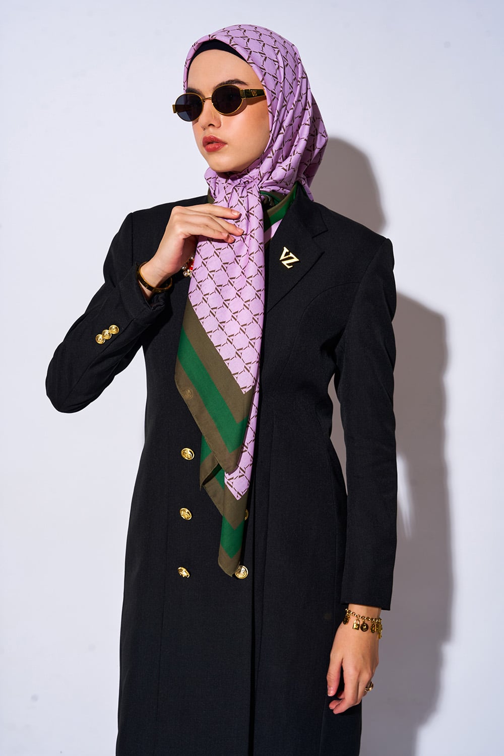 VZ Kathlea Scarf-Blush Bride