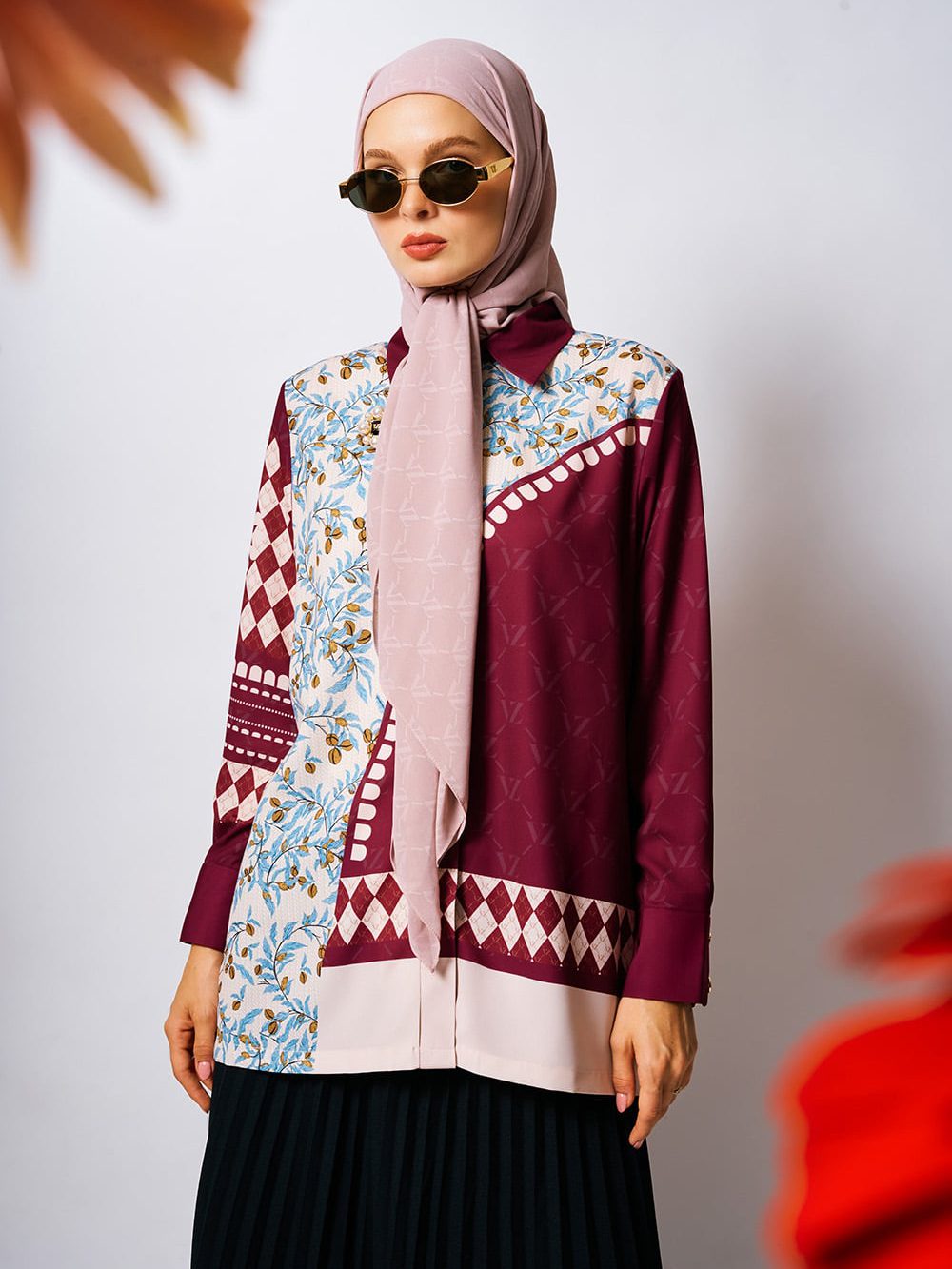 VZ Velouria Top - Magenta