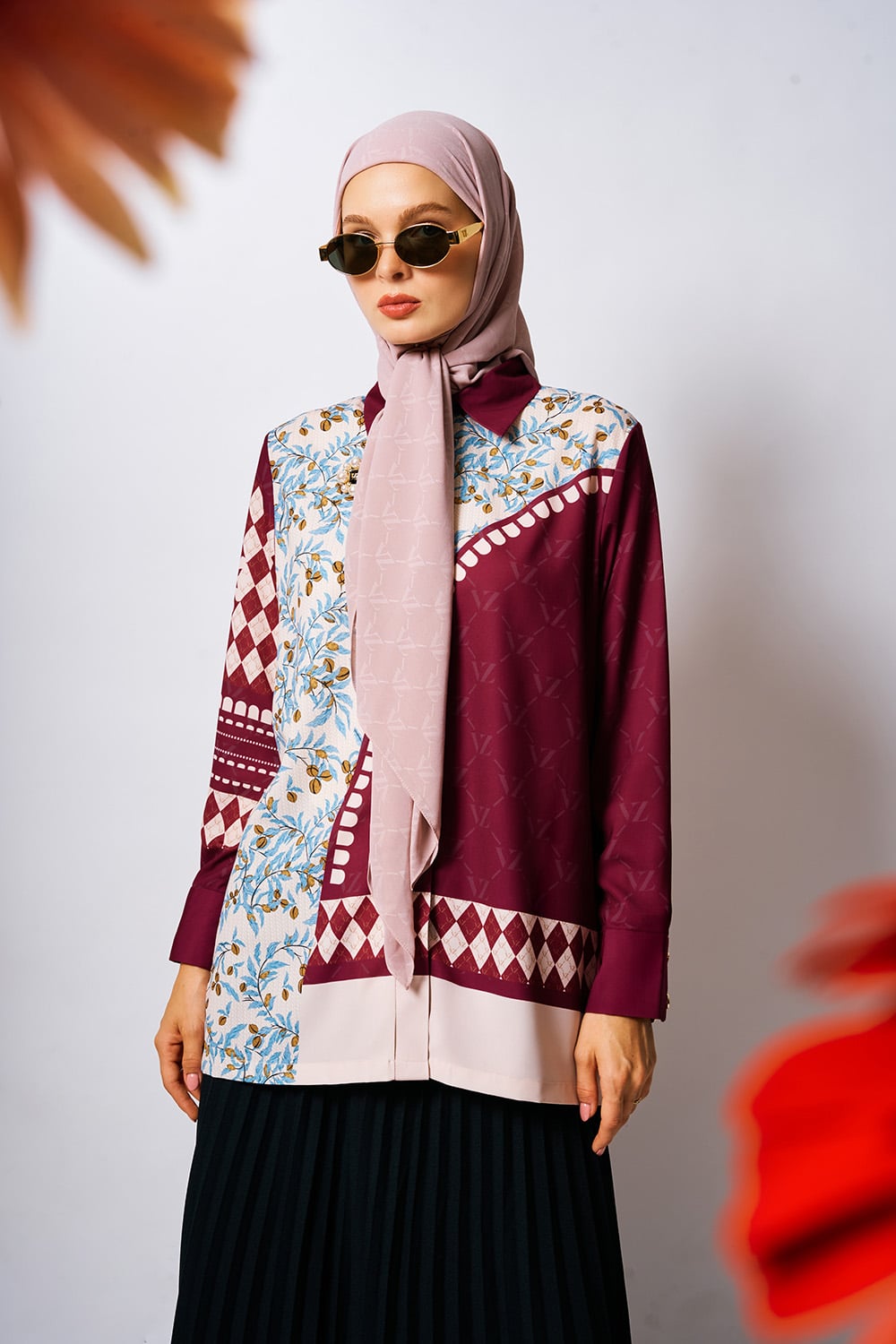 VZ Velouria Top - Magenta