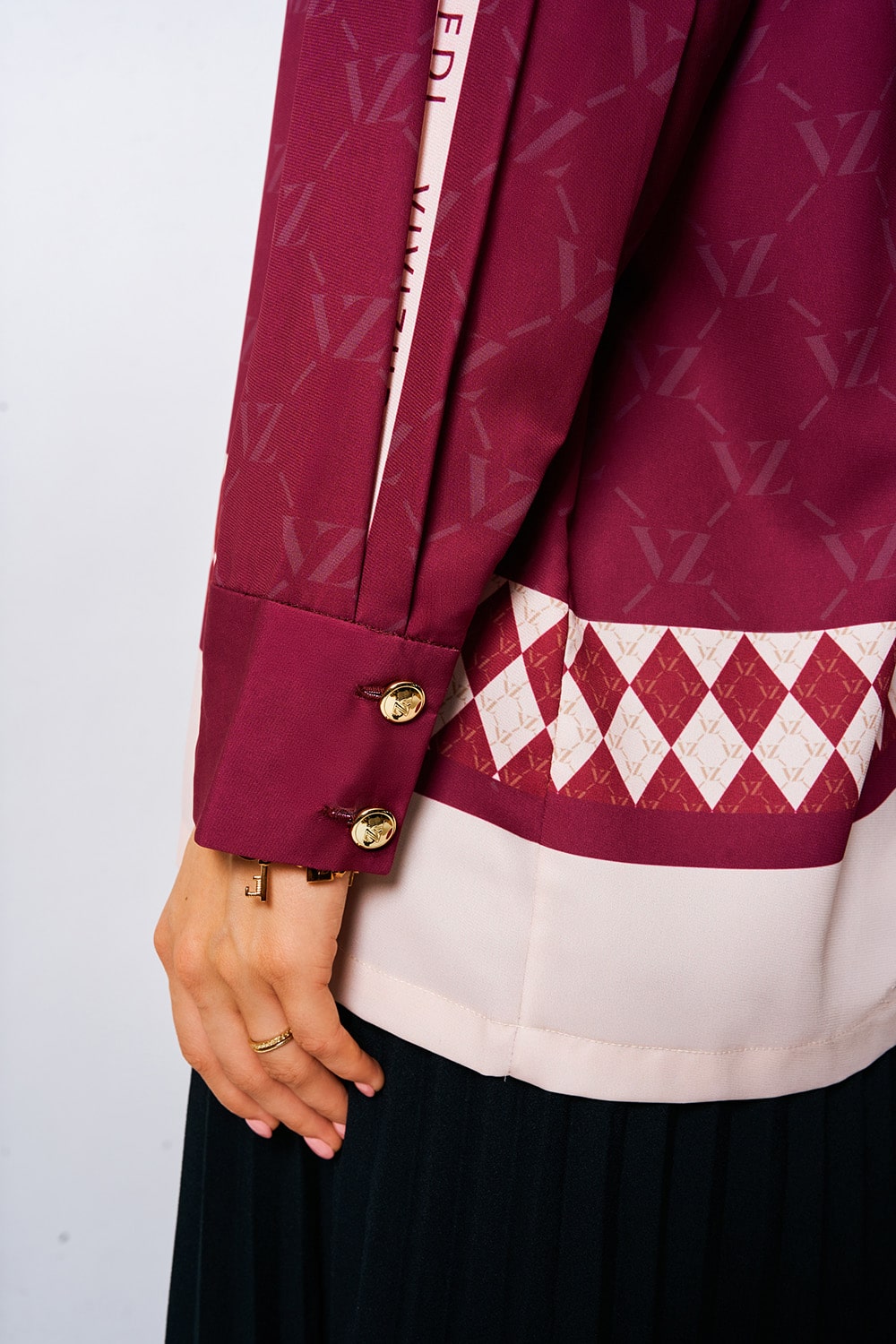 VZ Velouria Top - Magenta - Image 5