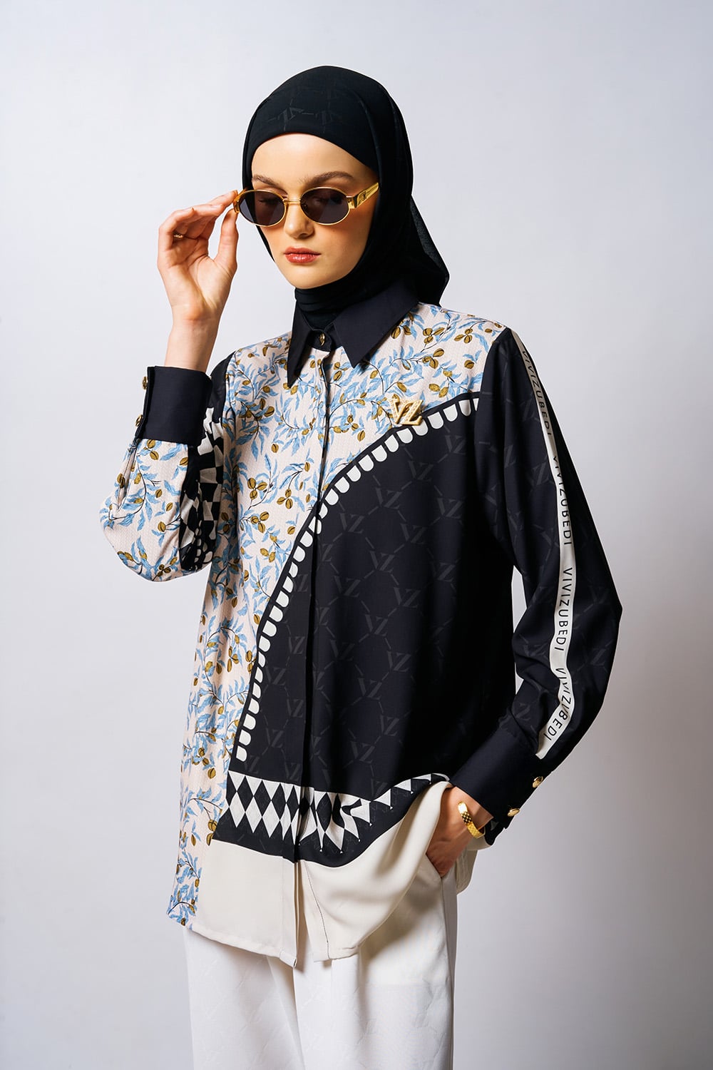 VZ Velouria Top - Black