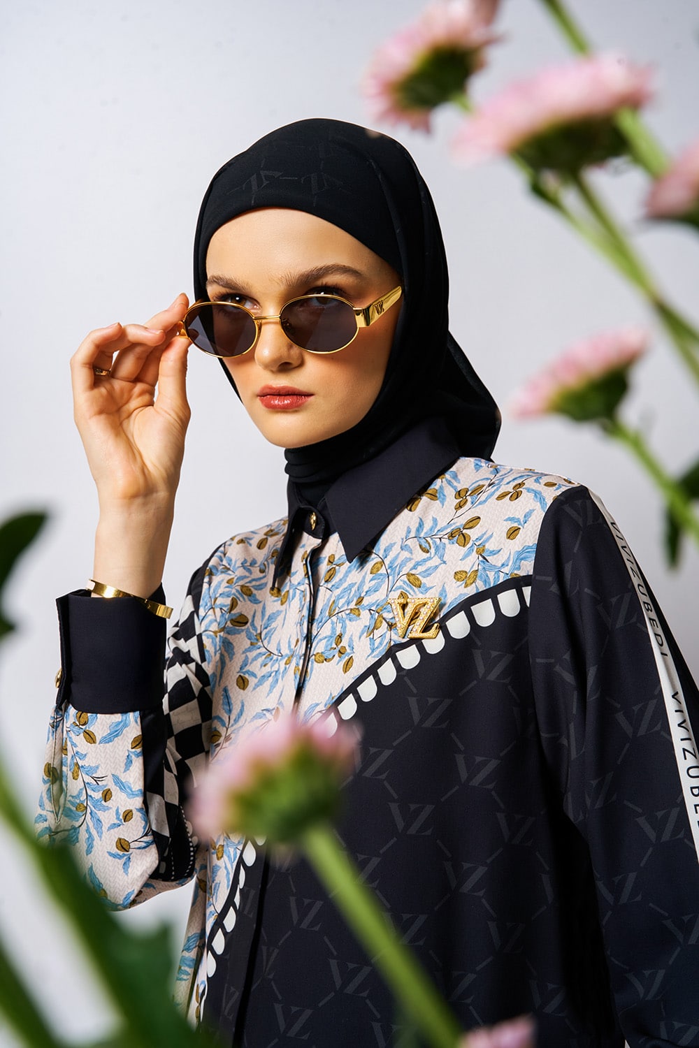 VZ Velouria Top - Black - Image 3