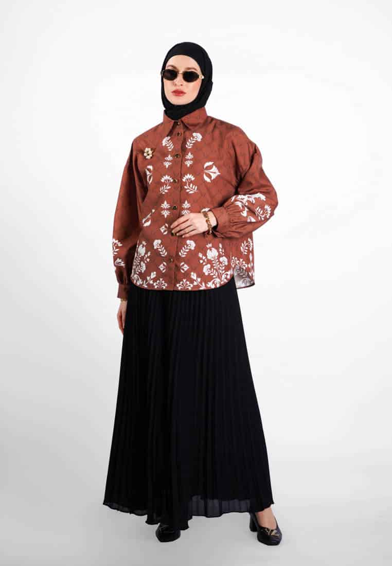 VZ Nourelle Top - Brown - Image 4