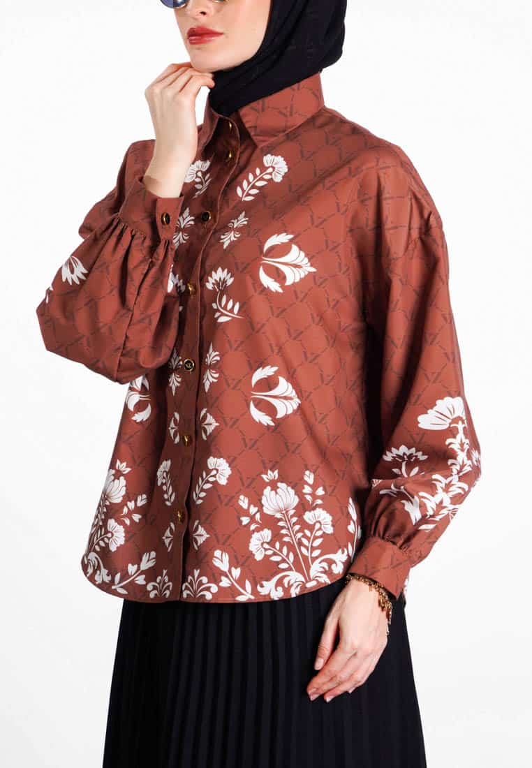 VZ Nourelle Top - Brown - Image 3