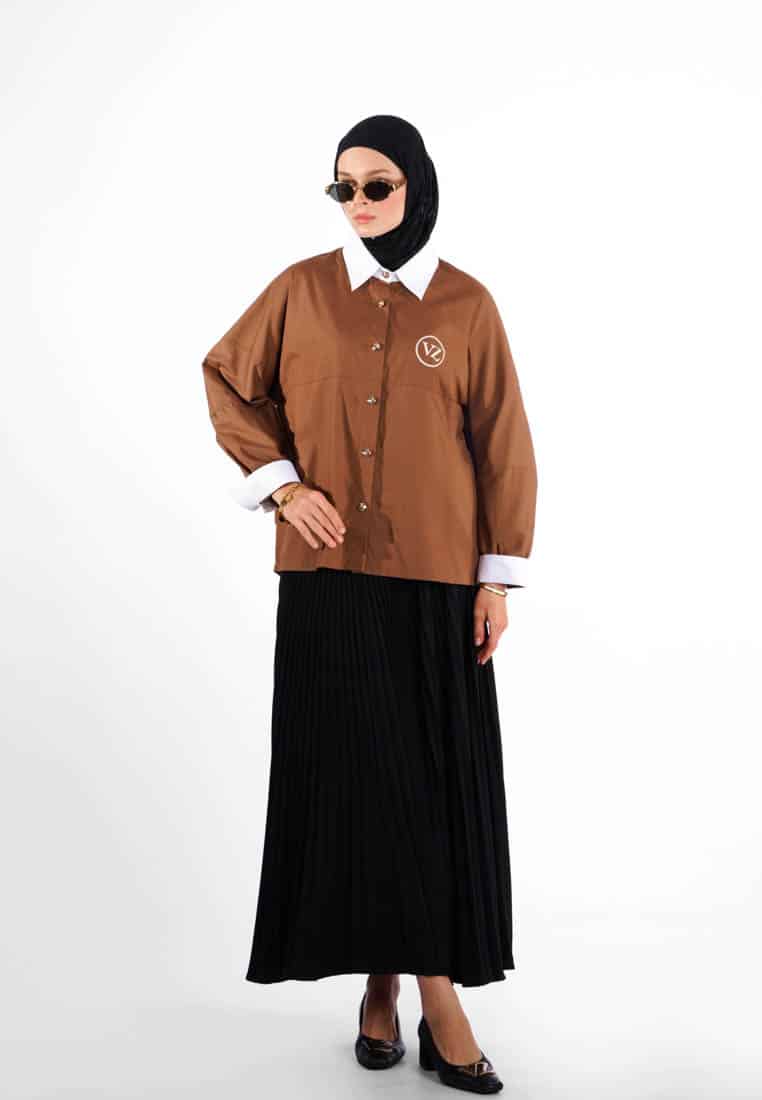 VZ Waverlyn Top - Chestnut - Image 5