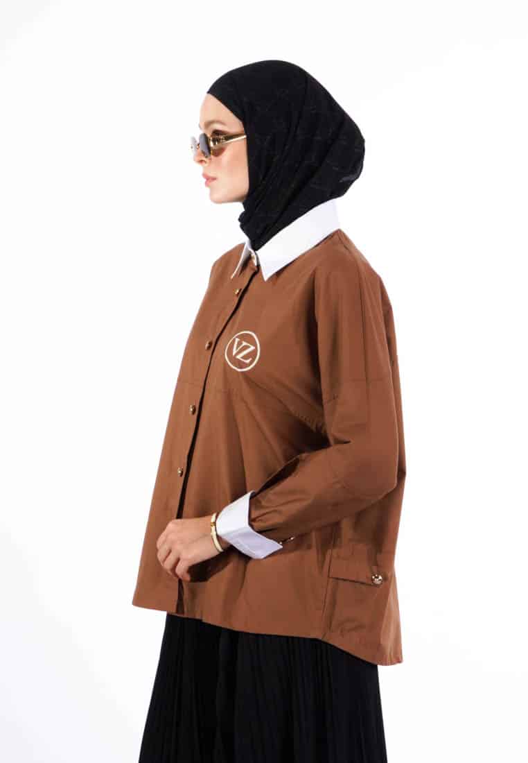 VZ Waverlyn Top - Chestnut - Image 4